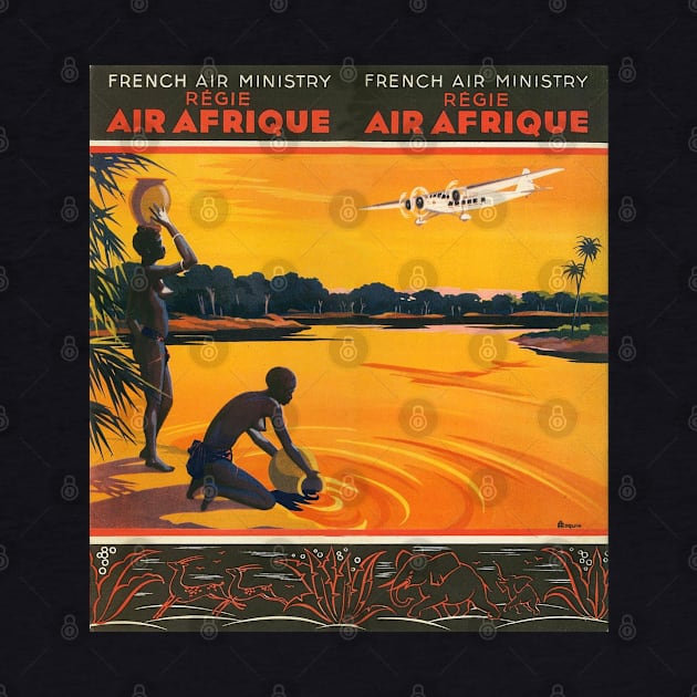 Vintage Travel - Air Afrique by Culturio